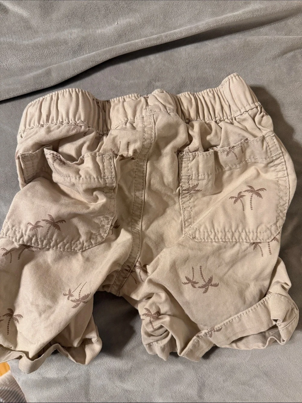 The Children's Place Beige Elastic-Waist Toddler Shorts